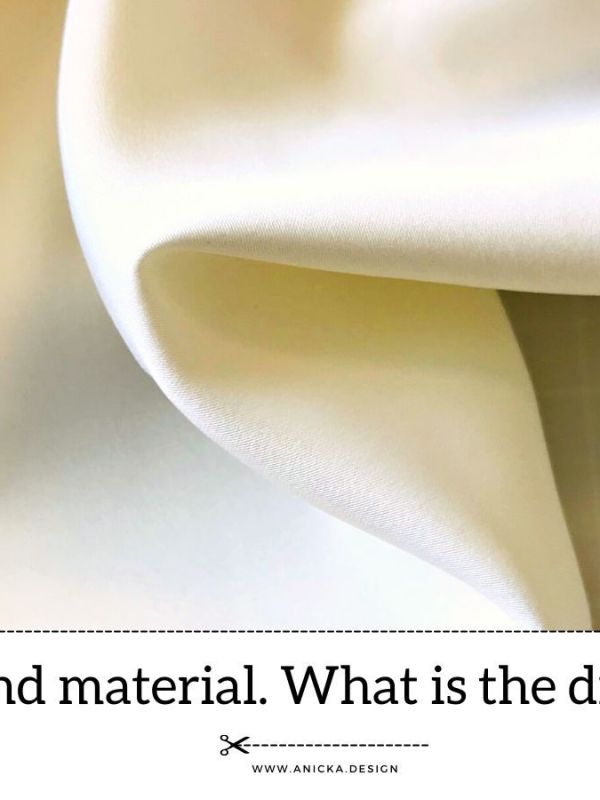 What Is The Difference Between Fabric And Material?
