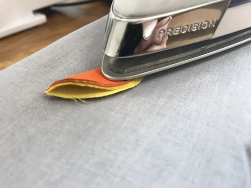 Pressing folded butterfly body