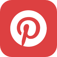 Pinterest social media icon.