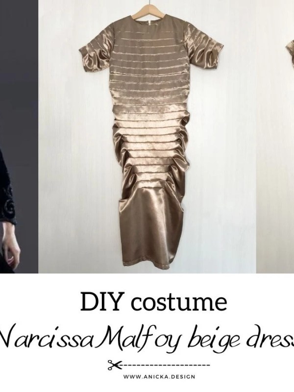 Narcissa Malfoy: Beige Satin Dress