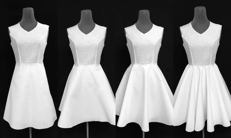 Various types of circle skits.